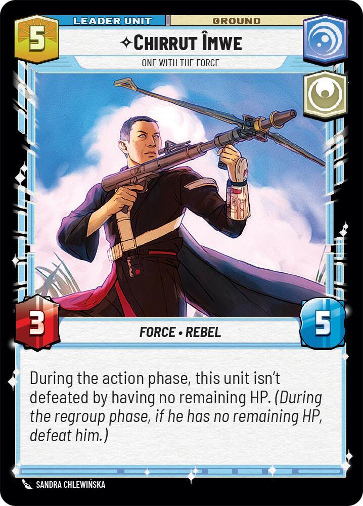 Chirrut Imwe - One With The Force (Back)