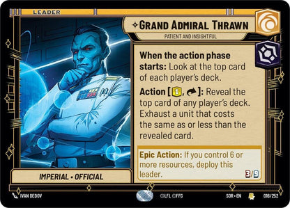 Grande Ammiraglio Thrawn - Paziente e Acuto [SOR - 016/252] - Scintilla di Ribellione