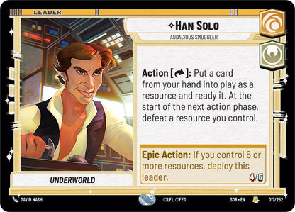 Han Solo - Contrabbadiere Audace [SOR - 017/252] - Scintilla di Ribellione