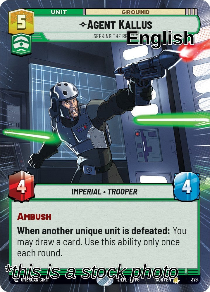 Agent Kallus - Seeking the Rebels (Hyperspace)
