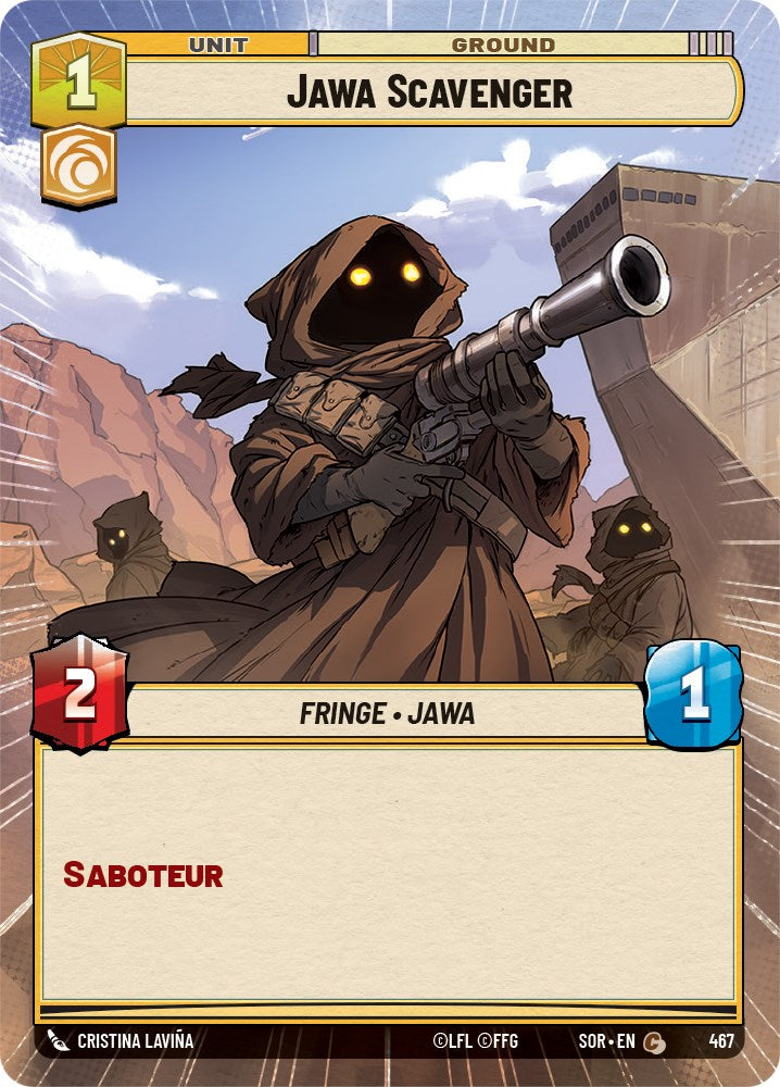 Jawa Scavenger (Hyperspace) [SOR - 467 - Common] - Spark of Rebellion
