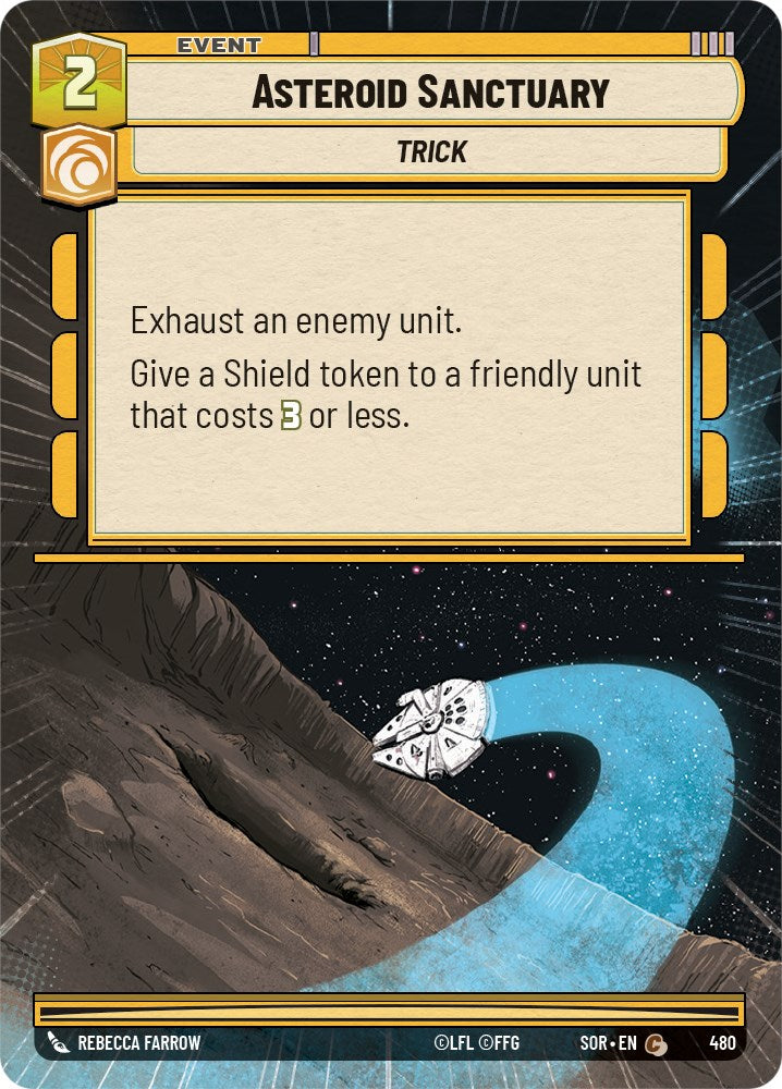 Asteroid Sanctuary (Hyperspace) [SOR - 480 - Common] - Spark of Rebellion