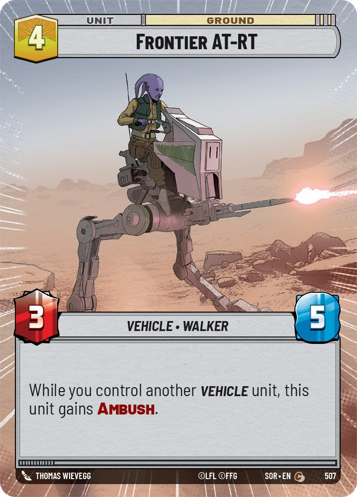 Frontier AT-RT (Hyperspace) [SOR - 507 - Common] - Spark of Rebellion