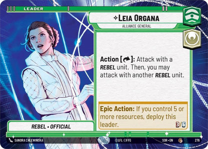 Leia Organa - Generale dell'Alleanza (Iperspazio) [SOR - 276] - Scintilla di Ribellione