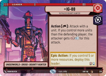 IG-88 - Ruthless Bounty Hunter (Hyperspace) [SOR - 278 - Common] - Spark of Rebellion