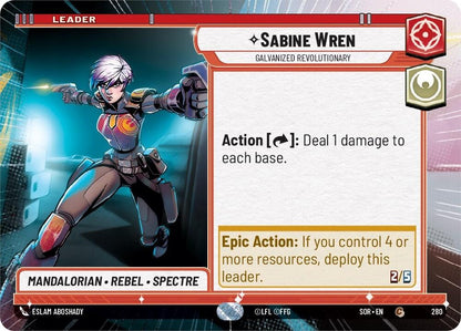 Sabine Wren - Rivoluzionaria Galvanizzata (Iperspazio) [SOR - 280] - Scintilla di Ribellione