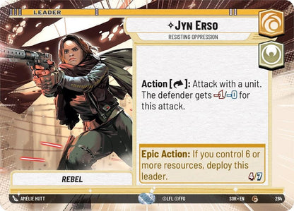 Jyn Erso - Resistere all'Oppressione (Iperspazio) [SOR - 284] - Scintilla di Ribellione