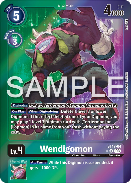 Wendigomon (Advanced Deck Set Double Typhoon Secret Pack)