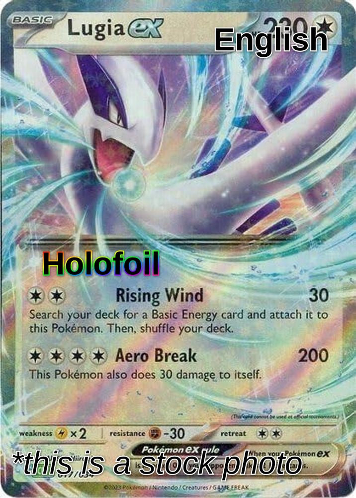 Lugia ex - 017/034