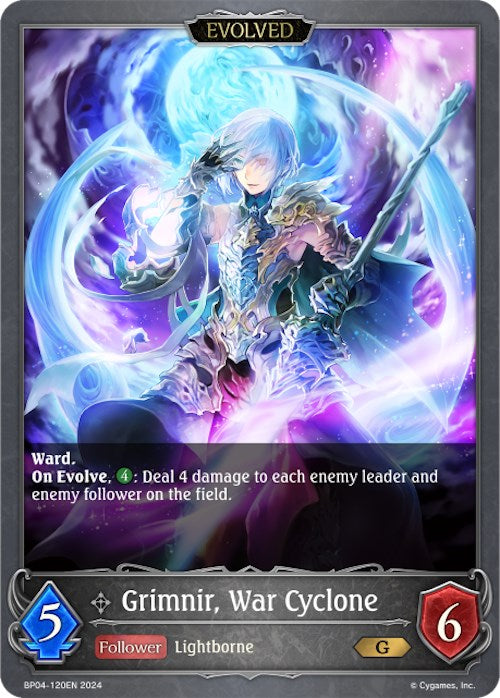 Grimnir, War Cyclone (Evolved) (BP04-120EN) [Cosmic Mythos]