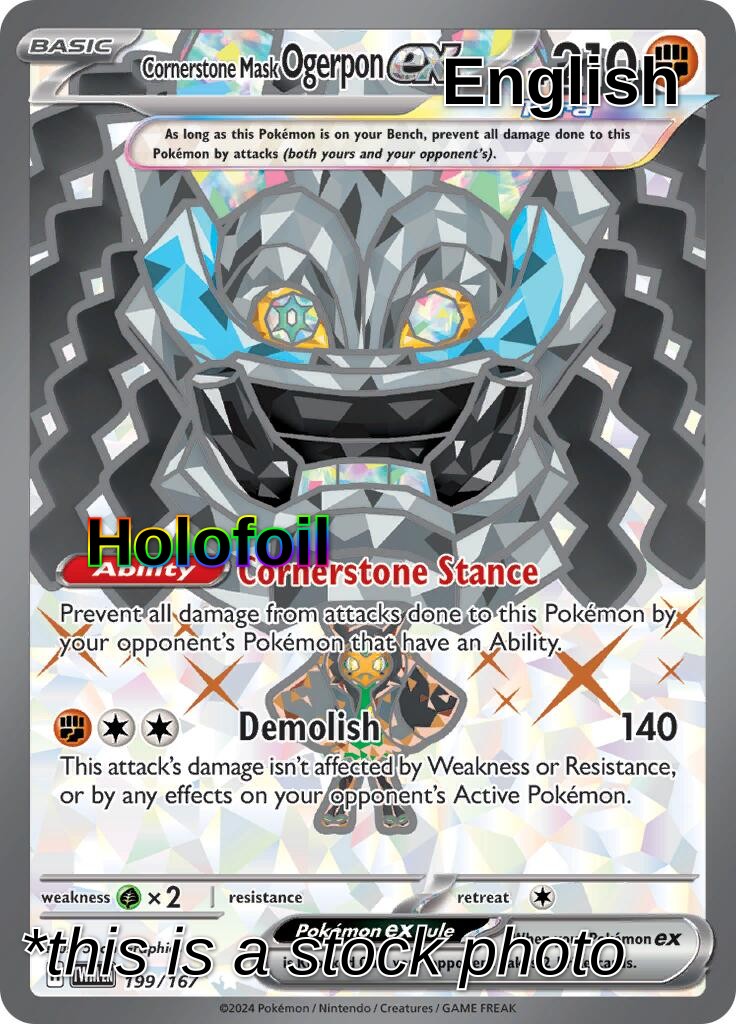 Cornerstone Mask Ogerpon ex - 199/167