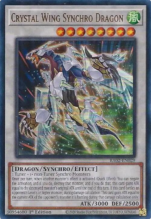 Crystal Wing Synchro Dragon (UR)