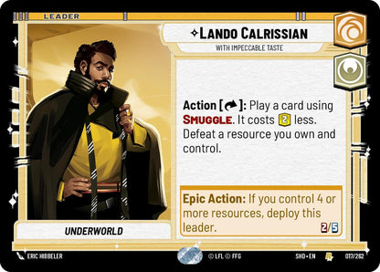Lando Calrissian - Con Gusto Impeccabile [SHD - 017/262] - Ombre della Galassia