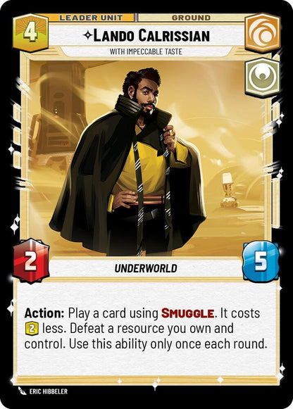 Lando Calrissian - With Impeccable Taste (Back)