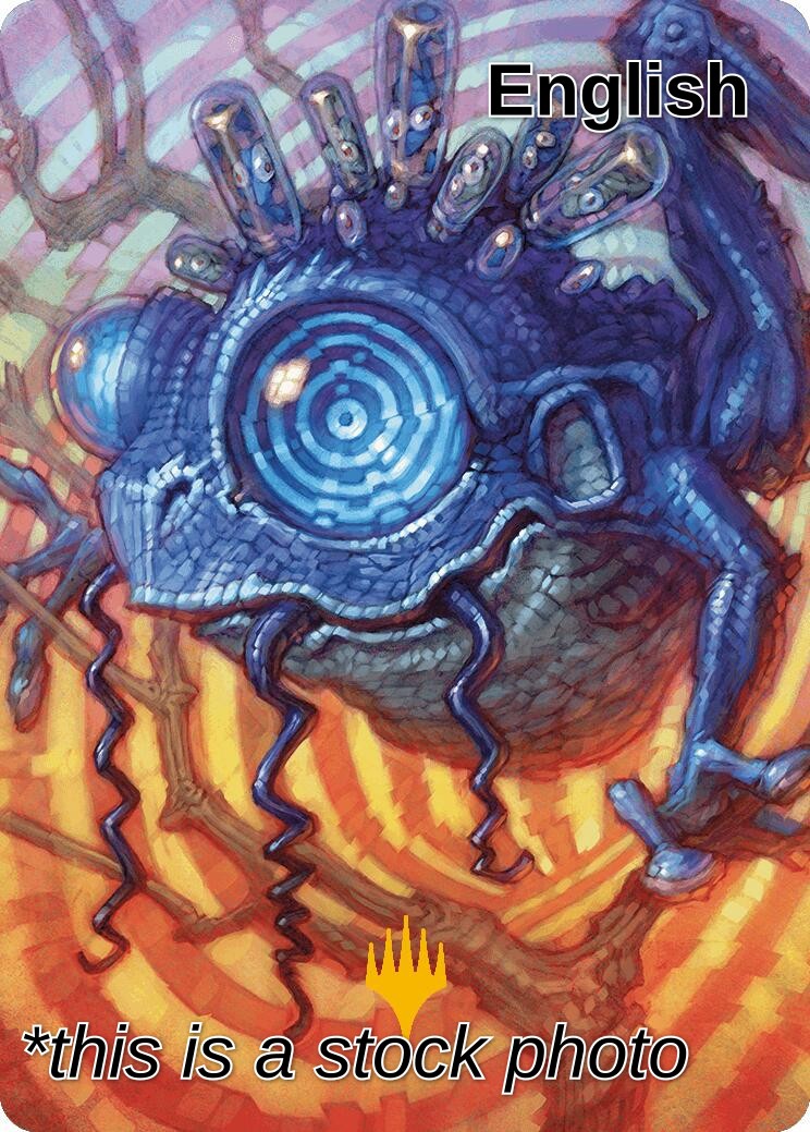 Psychic Frog Art Card (Gold-Stamped Planeswalker Symbol)