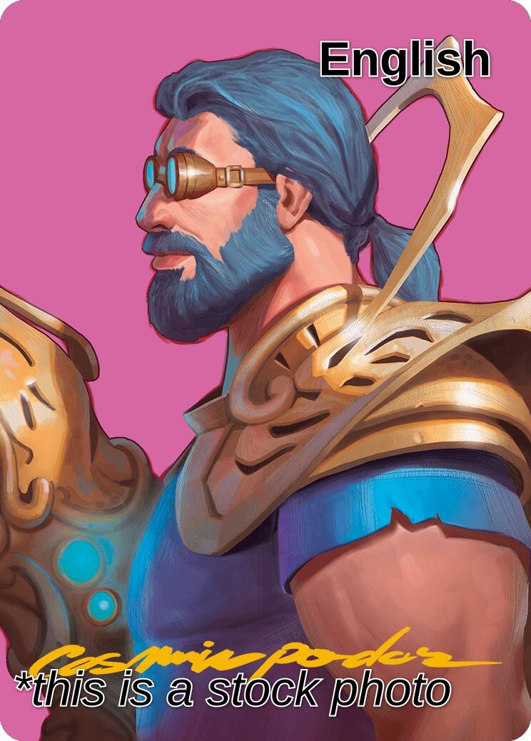 Satya, Aetherflux Genius Art Card (Gold-Stamped Signature)