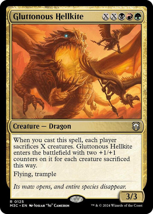 Gluttonous Hellkite [Modern Horizons 3 Commander]