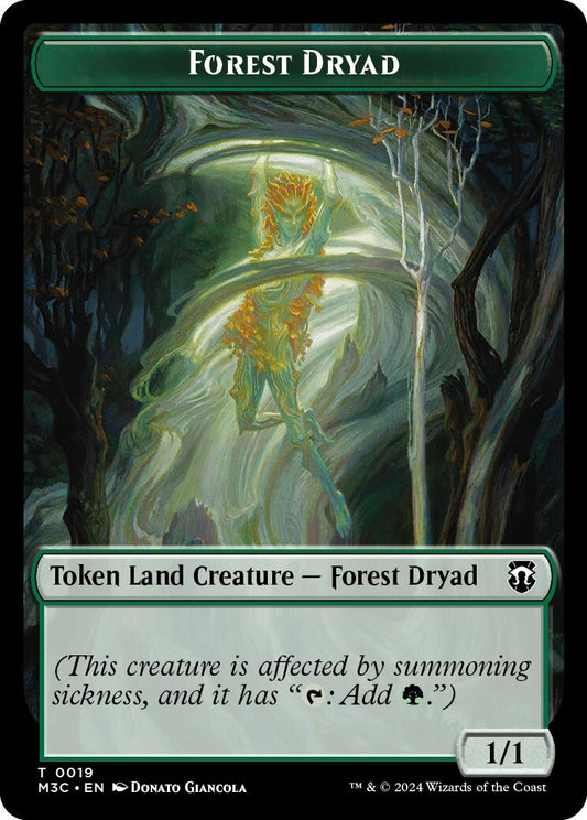 Forest Dryad // Emblem - Vivien Reid Double-Sided Token