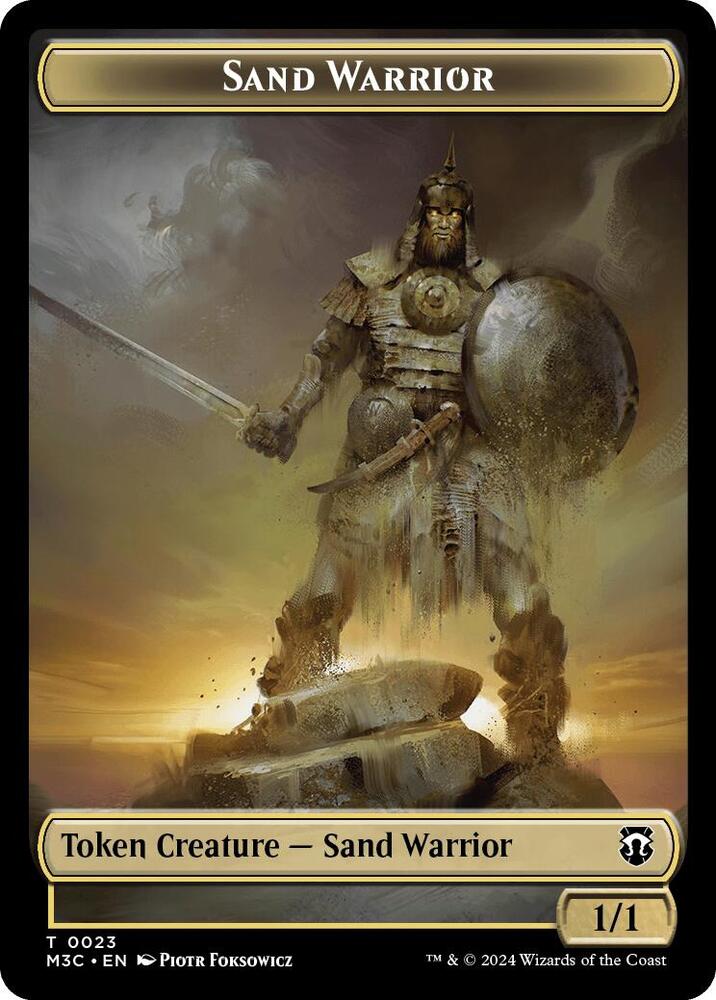 Marit Lage // Sand Warrior Double-Sided Token (Back)