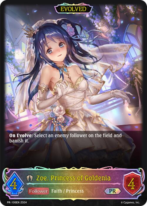 Zoe, Princess of Goldenia (Evolved) (PR-106EN) [Promotional Cards]