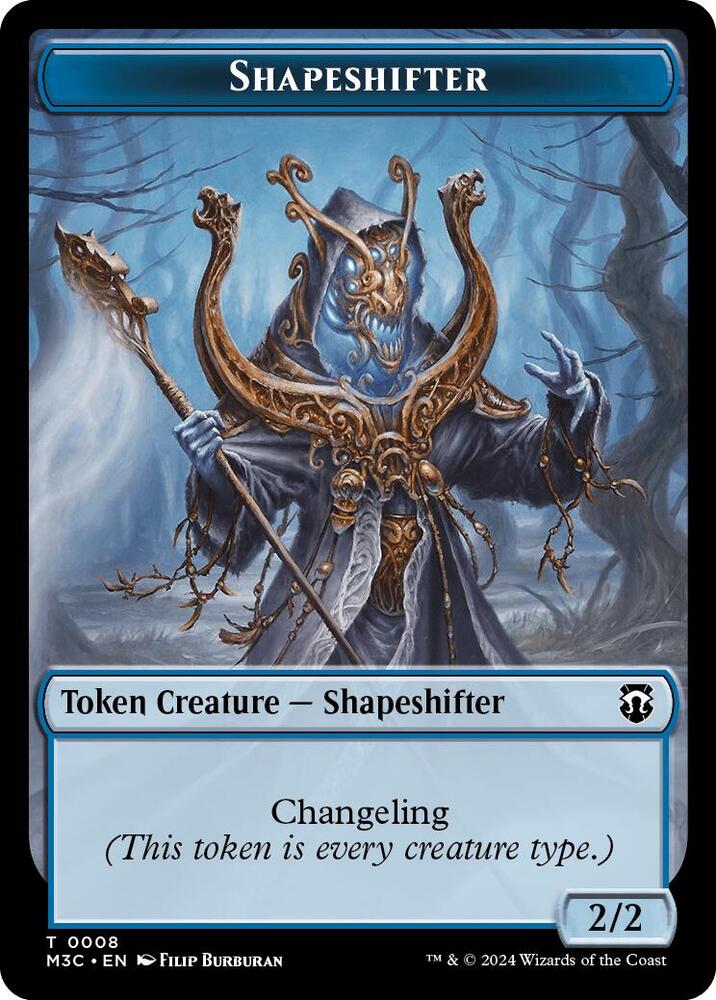 Beast (0010) (Ripple Foil) // Shapeshifter (0008) Double-Sided Token (Back)