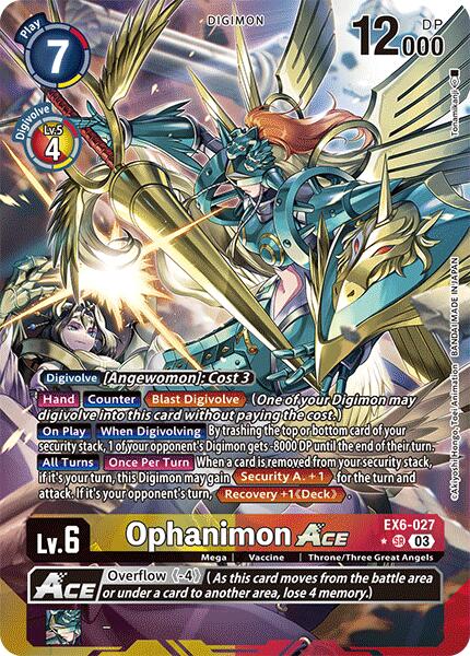 Ophanimon ACE (Alternate Art)