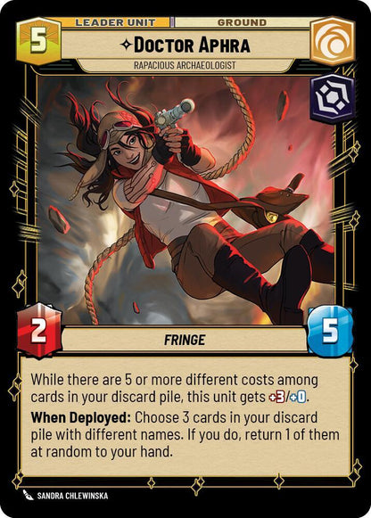 Doctor Aphra - Rapacious Archaeologist (Back)