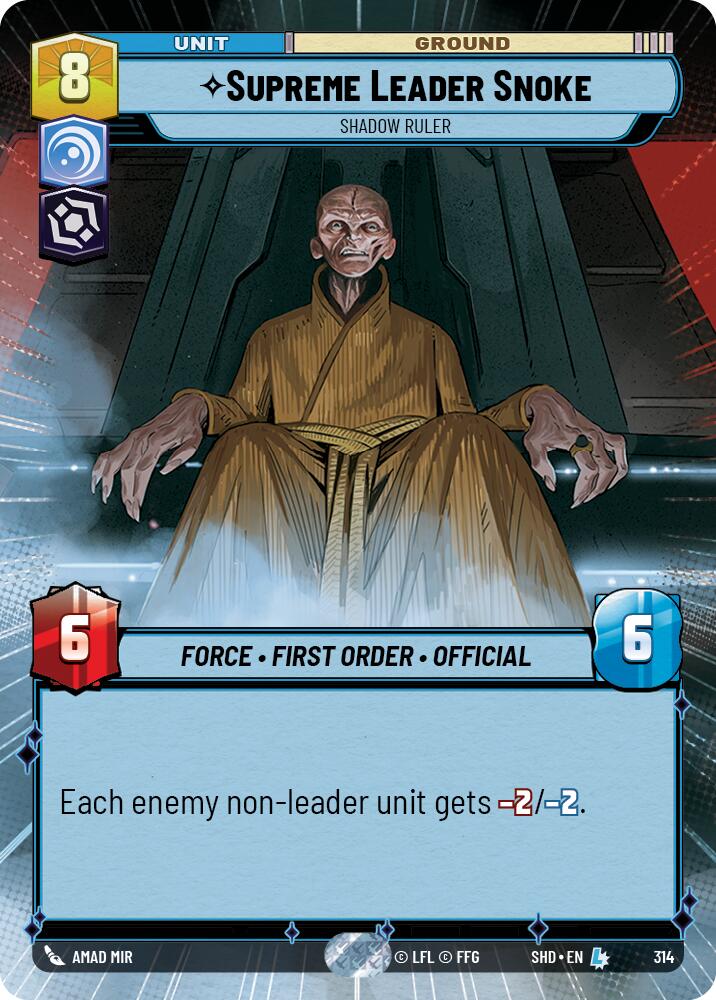 Supreme Leader Snoke - Shadow Ruler (Hyperspace) [SHD - 314]