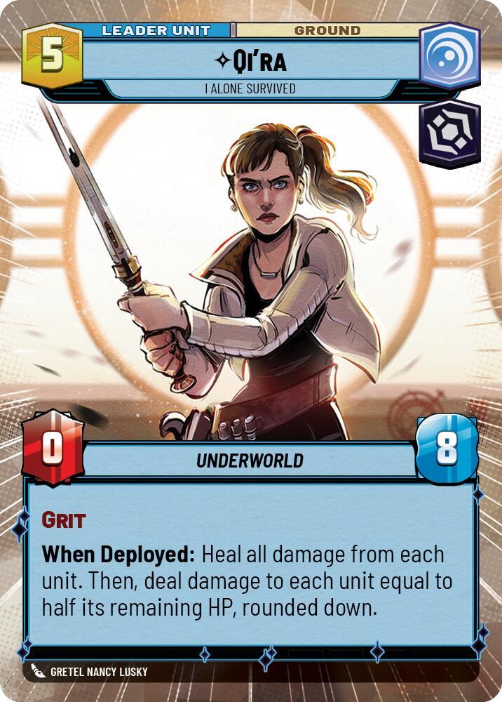 Qi'ra - I Alone Survived (Hyperspace) (Back)