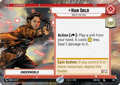 Han Solo - Worth the Risk (Hyperspace) [SHD - 292 - Common] - Shadows of the Galaxy