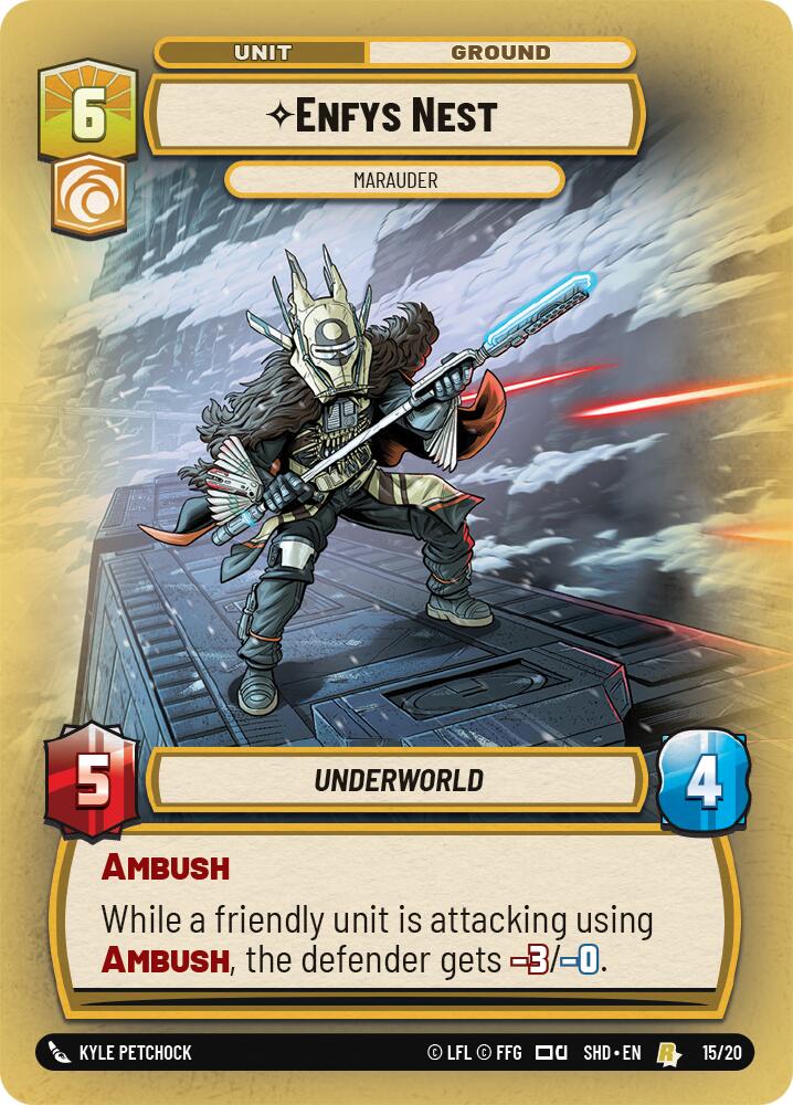 Enfys Nest - Maraudeuse [SHD-WPP - 15/20] - Star Wars : Ombre de la Galaxie : Promos du jeu hebdomadaire