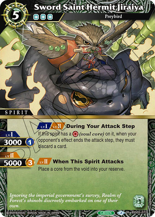 Sword Saint Hermit Jiraiya [BSS05 - BSS05-072]
