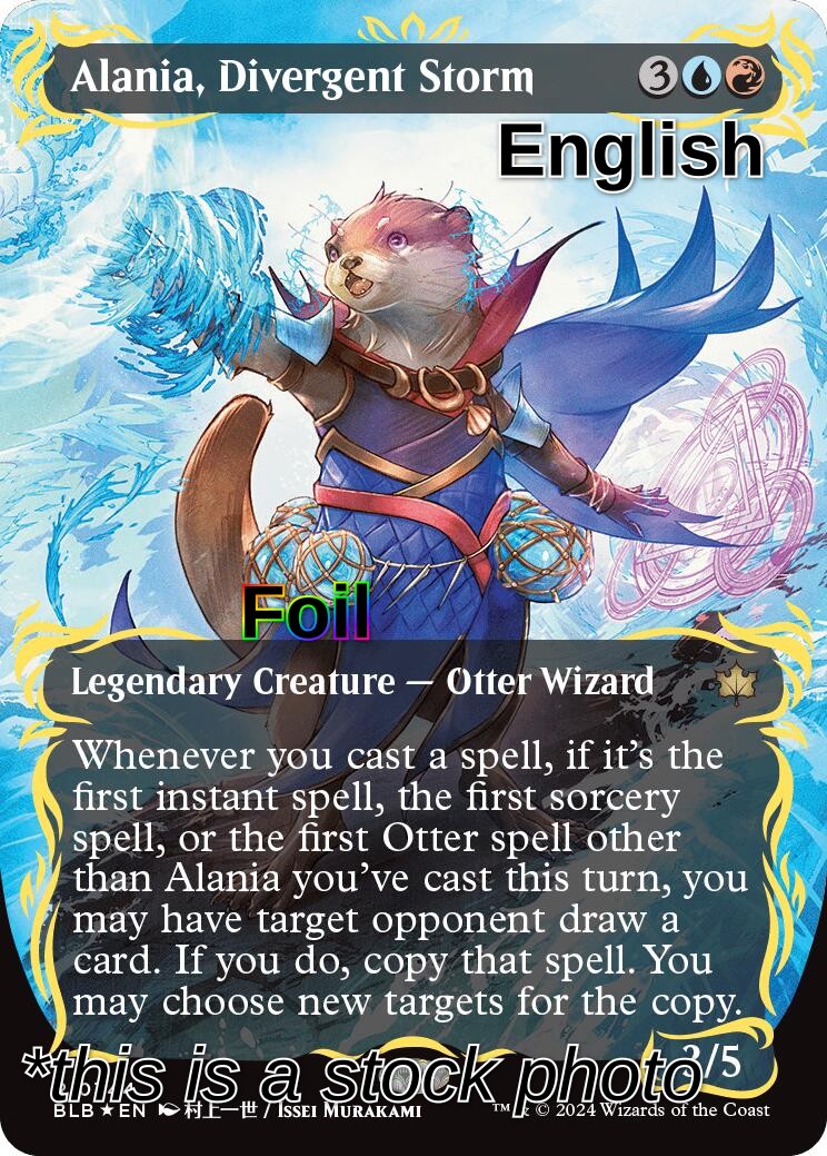 Alania, Divergent Storm (Borderless) (Raised Foil)