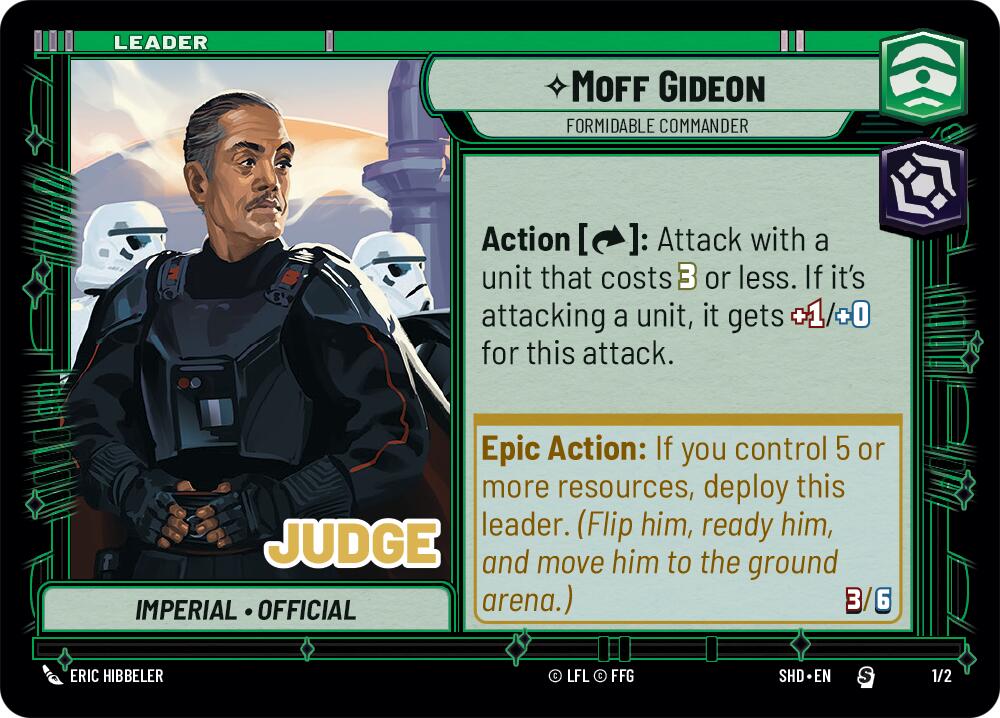 Moff Gideon - Commandant redoutable [JDG - 1/2] - Judge Promos
