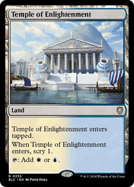 Temple of Enlightenment [Bloomburrow Commander]