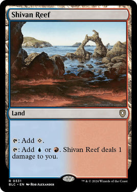 Shivan Reef [Bloomburrow Commander]