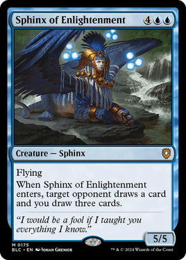 Sphinx of Enlightenment [Bloomburrow Commander]