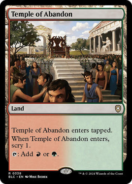 Temple of Abandon [Bloomburrow Commander]