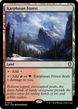 Karplusan Forest [Bloomburrow Commander]