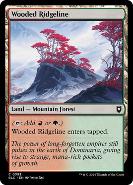 Wooded Ridgeline [Bloomburrow Commander]