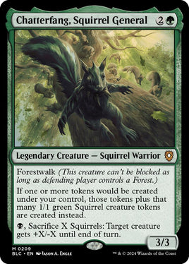 Chatterfang, Squirrel General [Bloomburrow Commander]