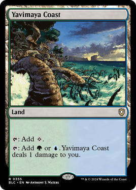 Yavimaya Coast [Bloomburrow Commander]