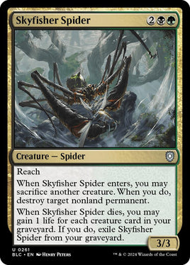 Skyfisher Spider [Bloomburrow Commander]