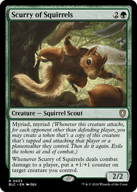 Scurry of Squirrels [Bloomburrow Commander]