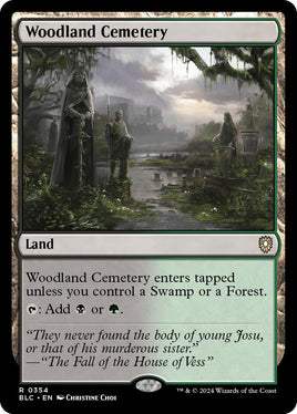Woodland Cemetery [Bloomburrow Commander]