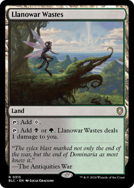Llanowar Wastes [Bloomburrow Commander]
