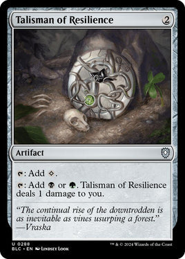 Talisman of Resilience [Bloomburrow Commander]