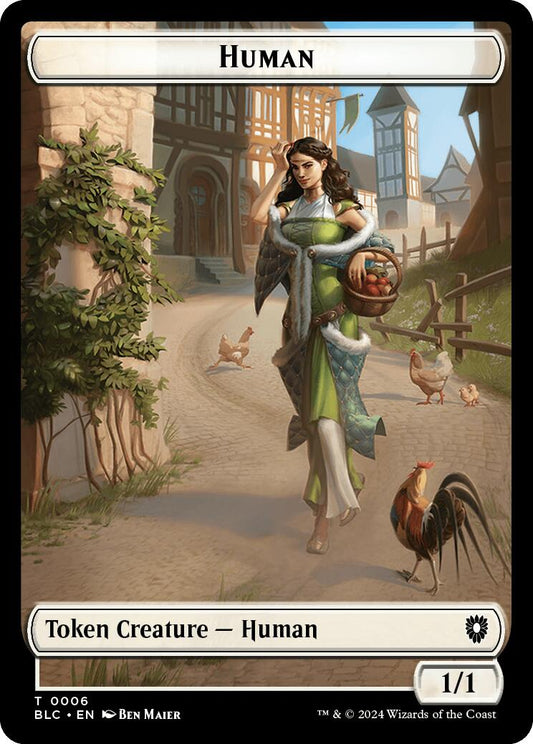 Human // Soldier Double-Sided Token