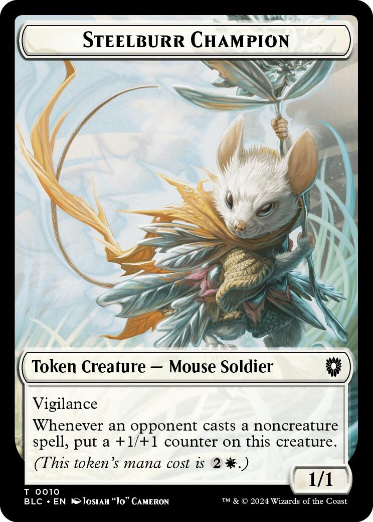 Steelburr Champion // Squid Double-Sided Token