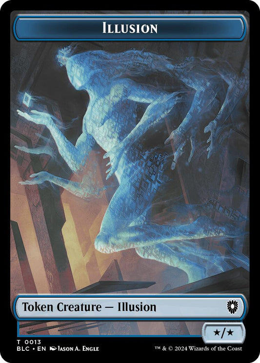 Illusion // Goblin Double-Sided Token